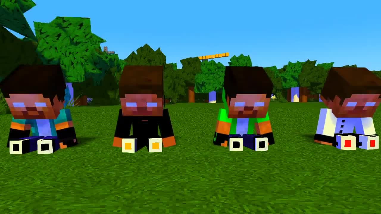 TU TU DANCE | HEROBRINE BROTHERS DANCE | 10/12 | MINECRAFT ANIMATION