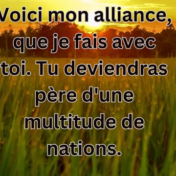 "Promesse à Abraham: Genèse 17:4"