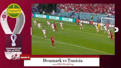 Denmark vs Tunisia 》 Qatar 2022 FIFA World Cup Highlights and All Goals