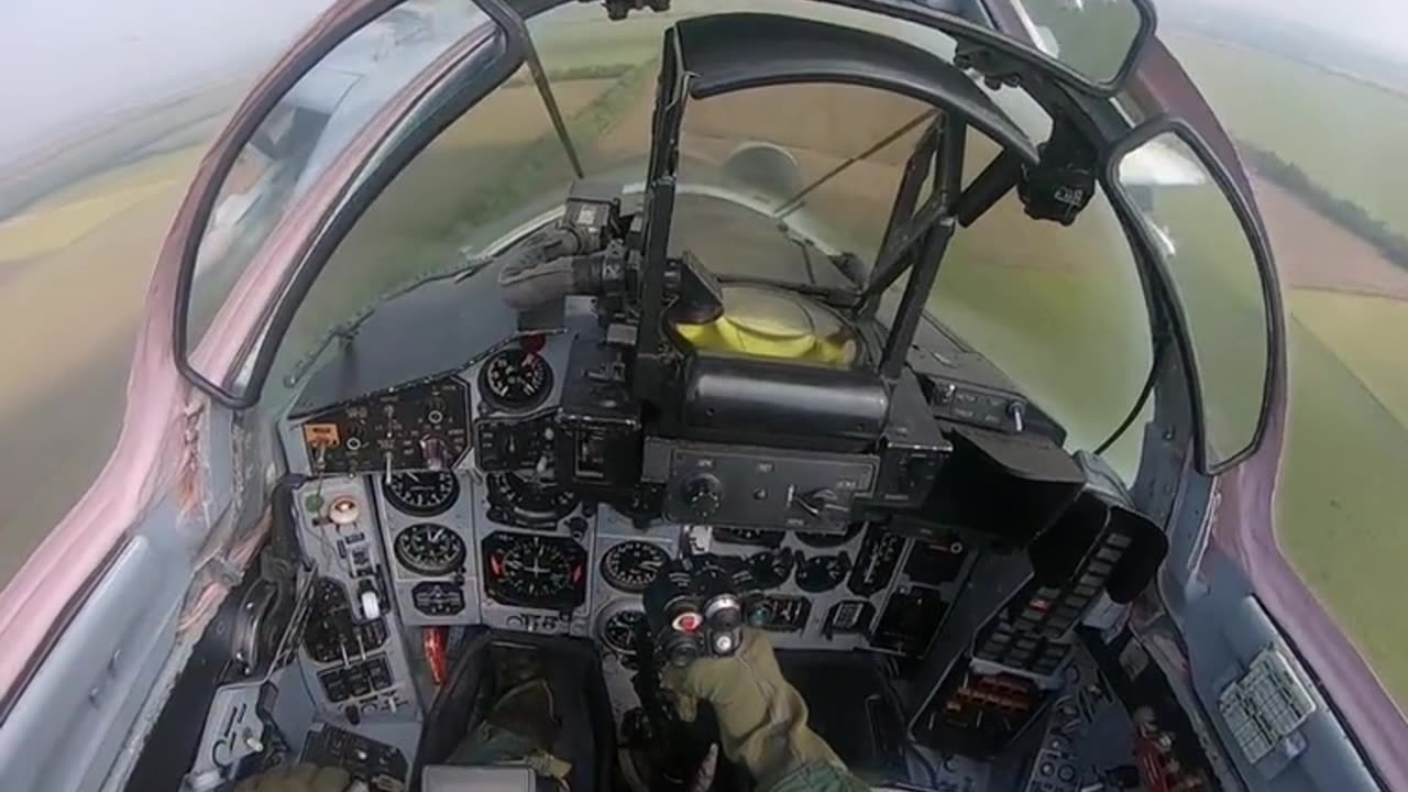 Footage from Inside the Cockpit of a Ukrainian MIG-29