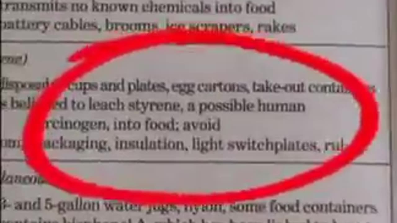 Know your plastics, this lady exposes the different types of plastics and what they release into you
