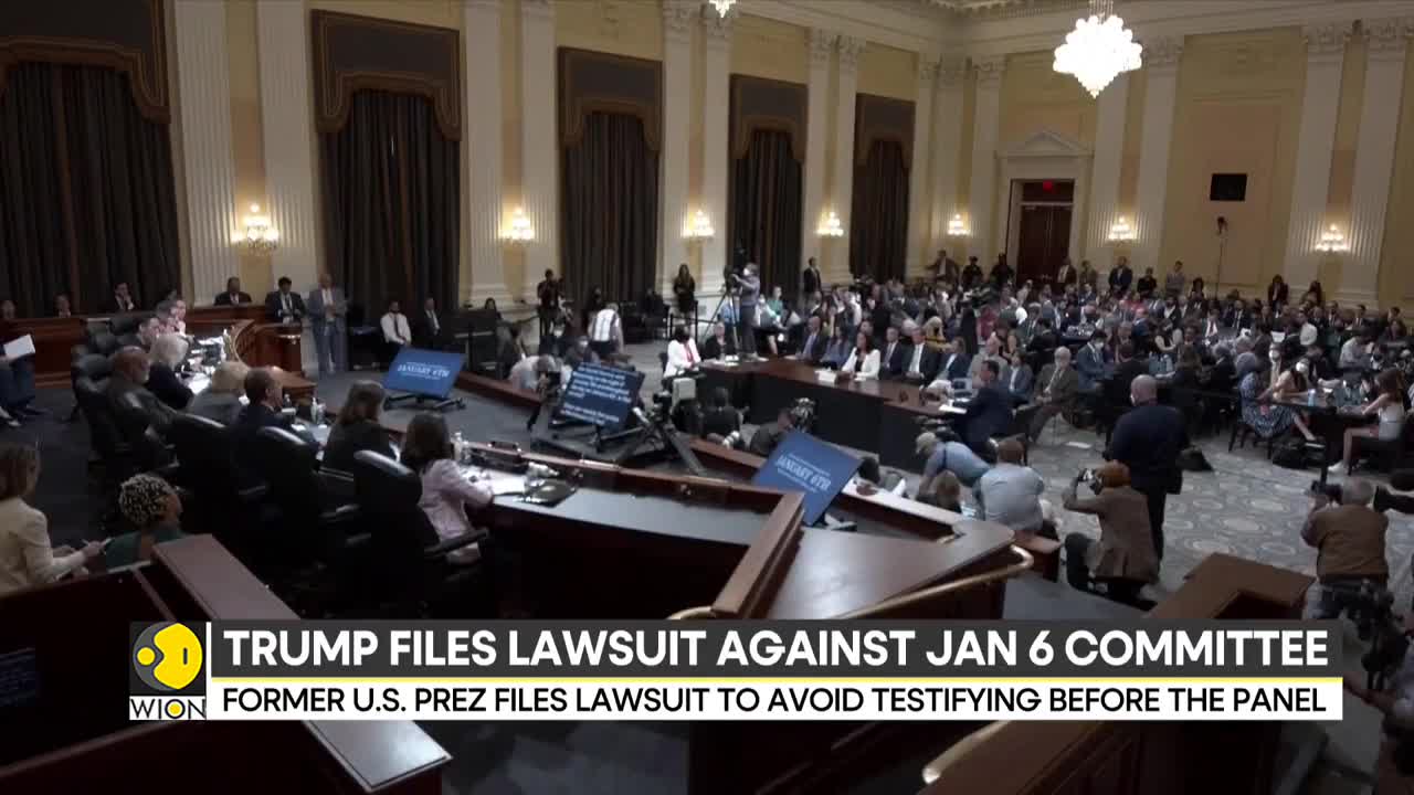 Former US President Donald Trump files lawsuit against Jan 6 committee | Latest News | WION