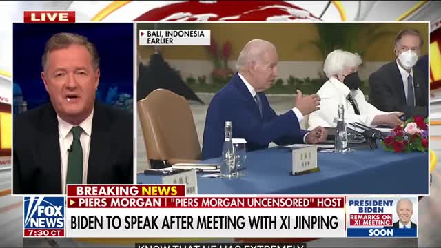 -BIDEN TO SPEAK AFTER MEETING WITH XI JINPING