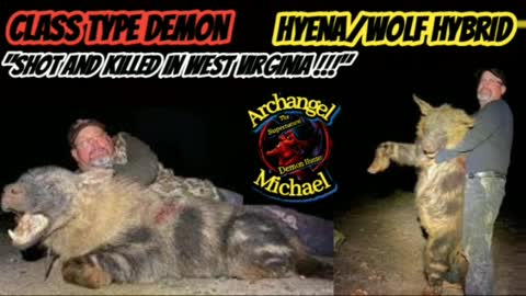 WOLF/HYENA HYBRID, CLASS TYPE DEMON. SHOT & KILLED IN WEST VIRGINIA 😲