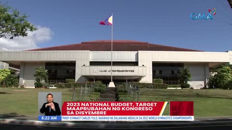 2023 National Budget, target maaprubahan ng Kongreso sa Disyembre