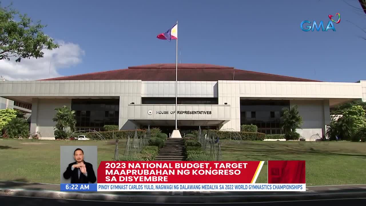 2023 National Budget, target maaprubahan ng Kongreso sa Disyembre