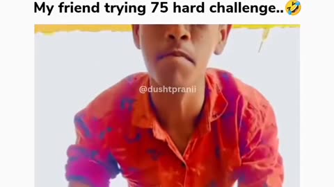 75 Hard challenge gone wrong😂😂😂 #funnyvideos#shorts