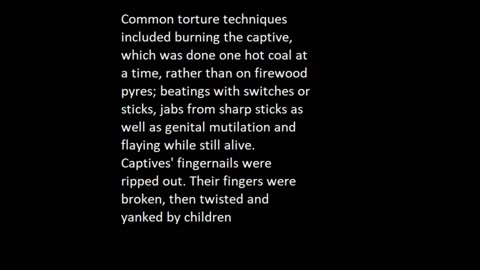 BRUTAL HISTORY - The Native Americans Most Brutal Torture Methods