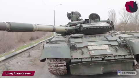 Ukrainian tankers abandoned their tank near Kherson due to lack of fuel