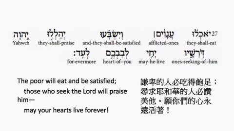 psalm 22 in hebrew _ salmo 22 en hebreo