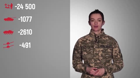 Total enemy combat losses from 24.02 to 04 .05 2022