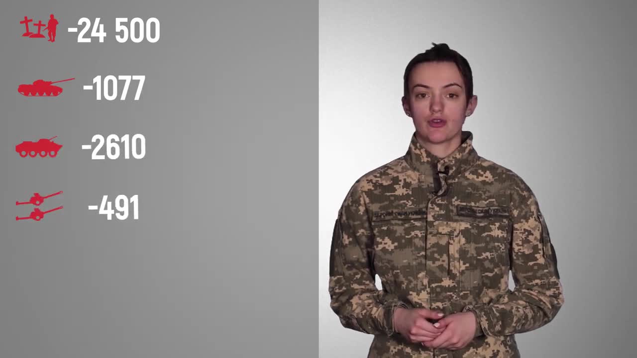Total enemy combat losses from 24.02 to 04 .05 2022