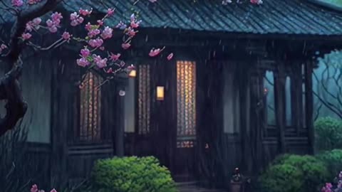 Snowstorm, Breathtaking View, Crackling Fire & Cats - Winter Ambience for Sleep, Relax or Study