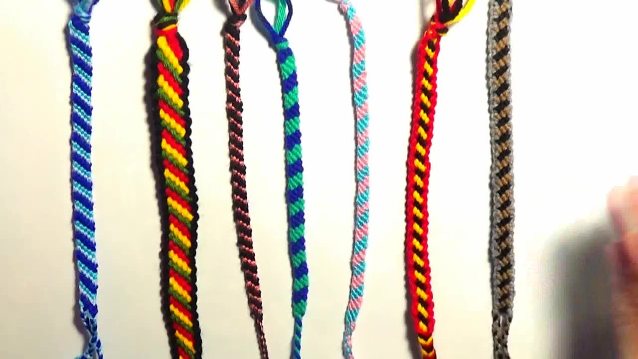 DIY Candy Stripe Bracelets, How to Make for Beginners