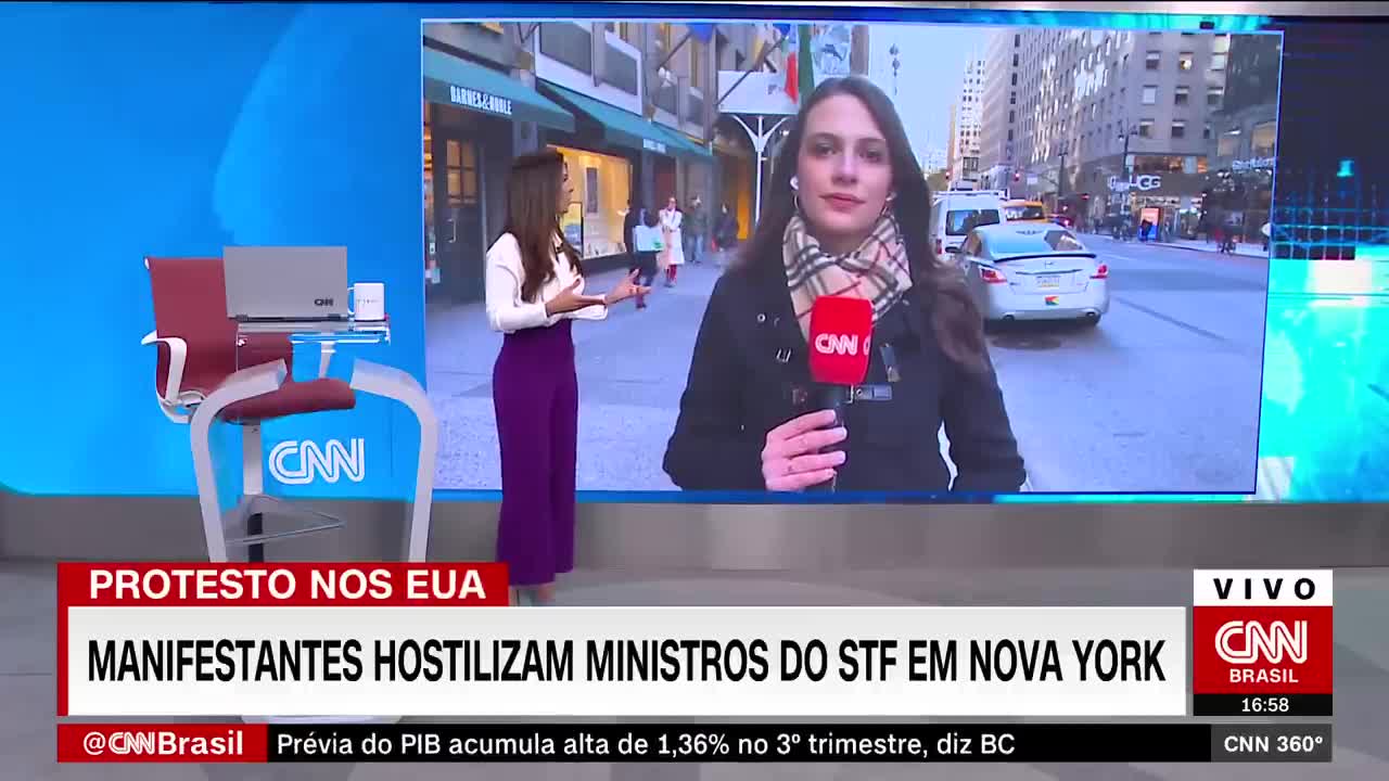 Lewandowski e Gilmar Mendes criticam ataques que sofreram em Nova York | CNN 360°