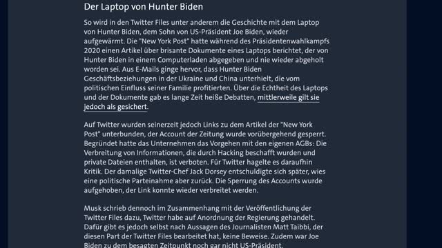 ARD FAKTENCHECKER GEBEN BIDEN LAPTOP ZU