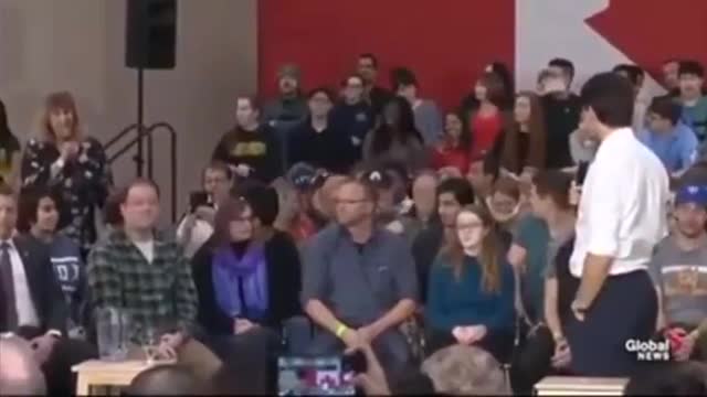 Brave Canadian woman stands up to Justin Trudeau "You sold us out to Globalism - We know what you are doing"