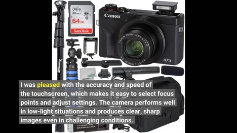 Canon PowerShot G7 X Mark III Streaming Kit Kamera + Atomos Connect + Griffstativ + HDMI Kabel