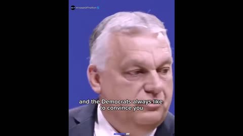 Hungarian Prime Minister Viktor speaks on difference between Democrats and Republicans, and Trump