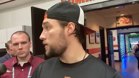 Philadelphia Flyers player Ivan Provorov