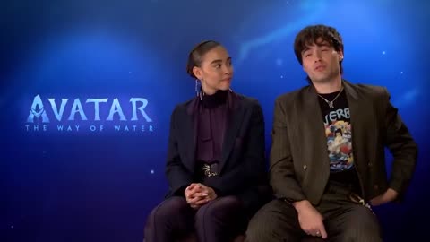 AVATAR_ THE WAY OF WATER (2022) Jamie Flatters and Bailey Bass Official Interview