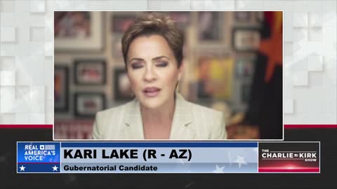 Kar Lake Joins Charlie Kirk for the latest on her lawsuit