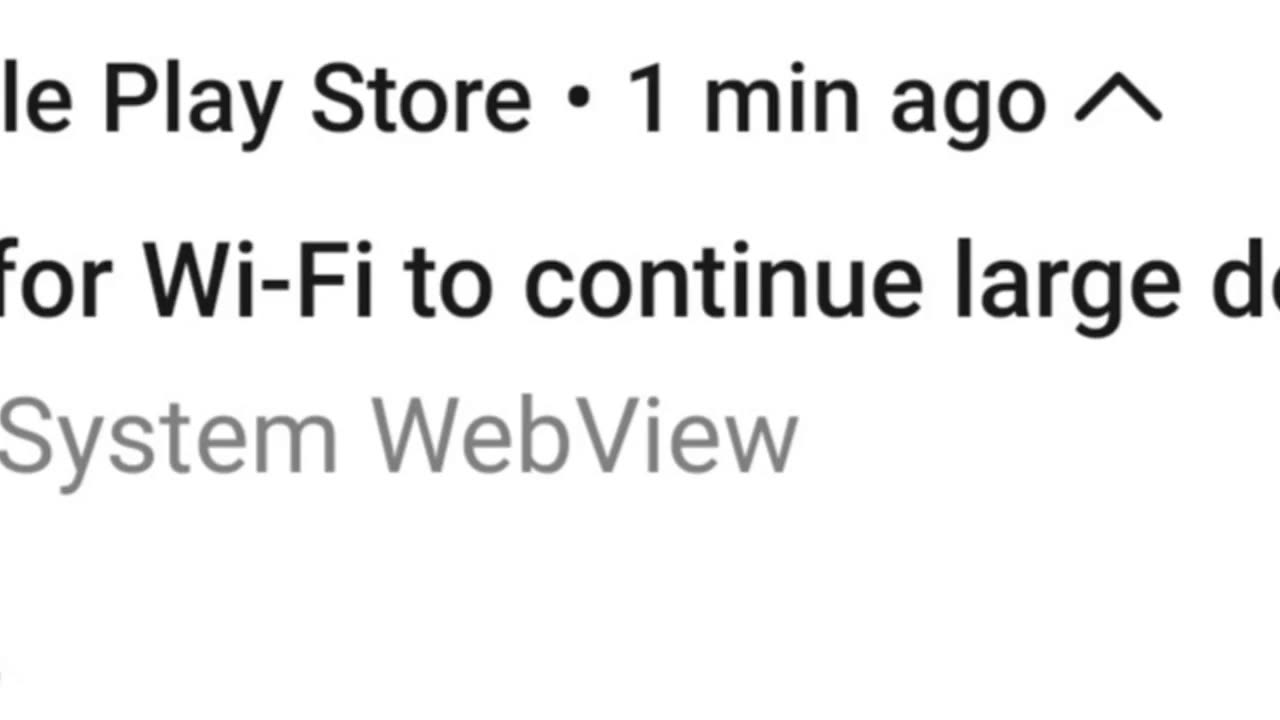 Google Play Store downloading progress network error