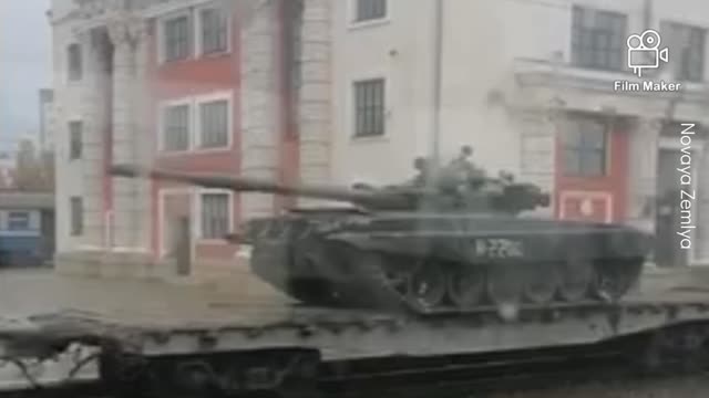 Belarusia sent tanks to the border with Ukraine