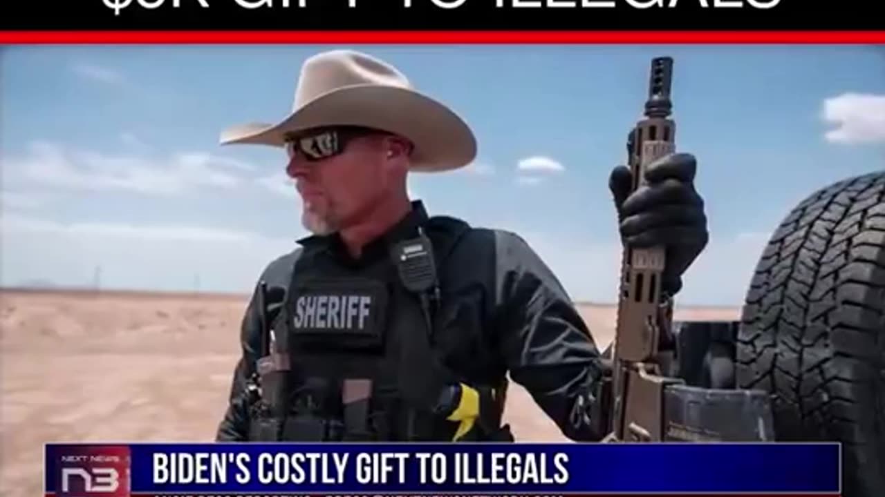 AZ Sheriff Exposes Biden's $5,000 Gift To Illegal Alien Invaders
