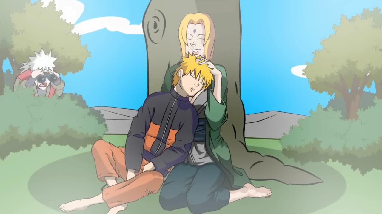 Funny animated video.Naruto love tsunade ,