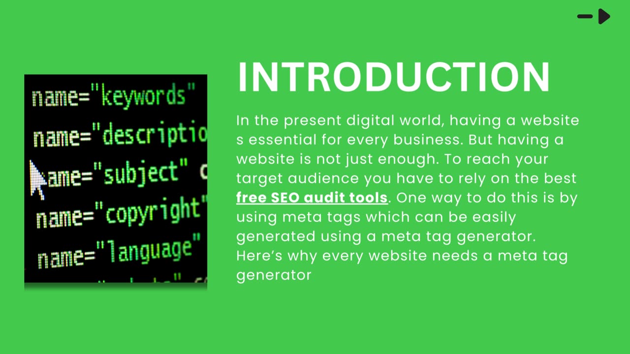 Why Every Website Needs A Meta Tag Generator