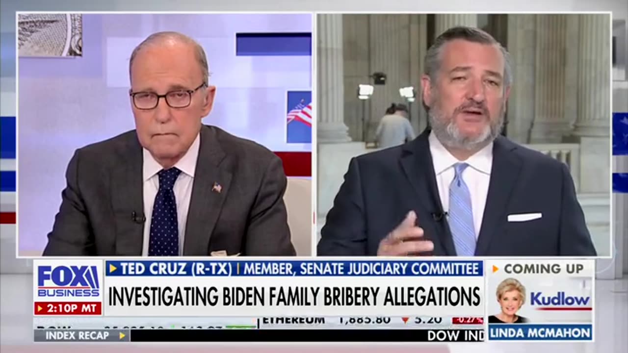 Ted Cruz Reacts To Release Of Form Detailing Biden Bribery Allegation