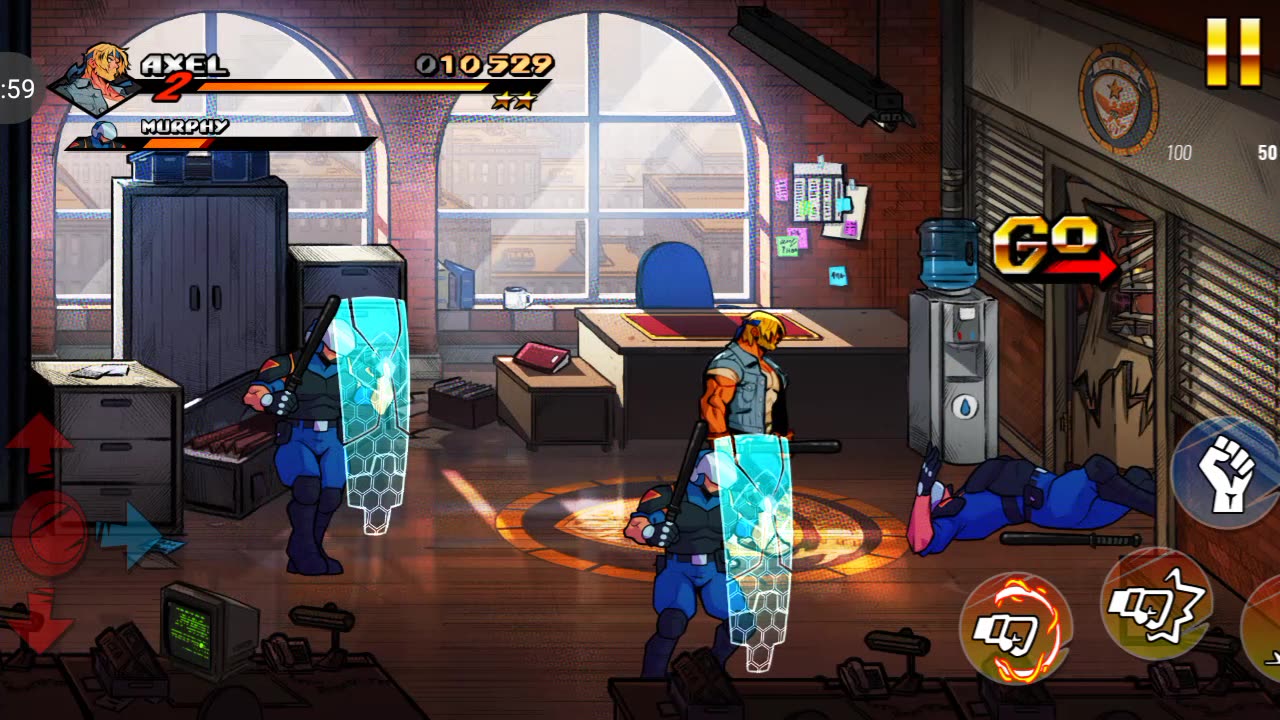 Streets of rage 4. Android.