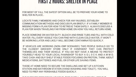 If the grid goes down read this to be prepared. Pause to read 😉