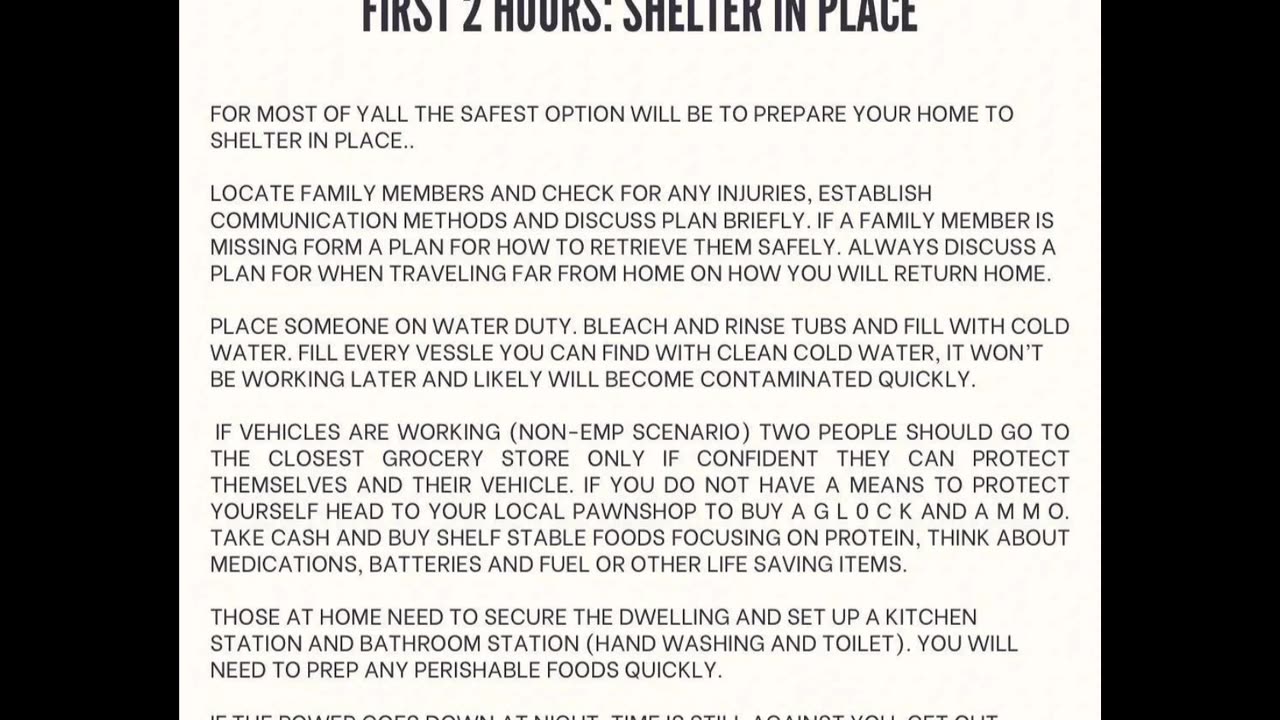 If the grid goes down read this to be prepared. Pause to read 😉