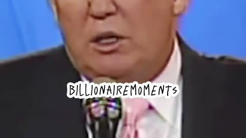 Trump's advice for upcoming millionaires.