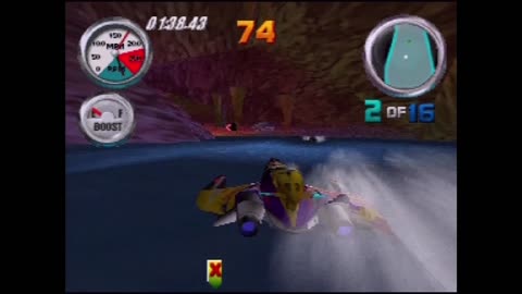 Hydro Thunder (Actual N64 Capture) - Catacomb