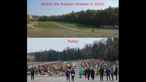 Ukrainian cemetery shows a brutal reality!