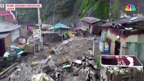 At Least 20 People Missing After Huge Landslides in Japan