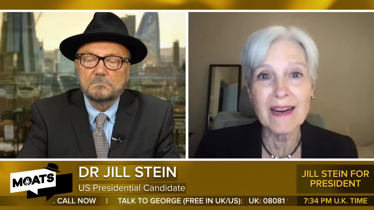 GEORGE GALLOWAY w/ JILL STEIN On Campaign Progress