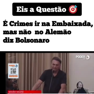 jair bolsonaro disse nesta sexta-feira (05/04/24) que virou "crime ir na embaixada".
