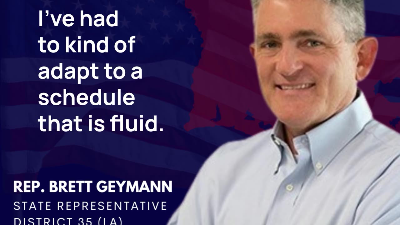 How Rep. Brett Geymann Finds Time for Faith in 30 Seconds