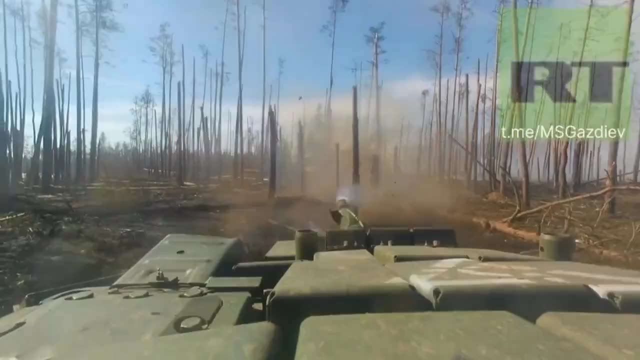 Russian Tank Crew Is Dismantling The Stronghold Of AFU🇺🇦