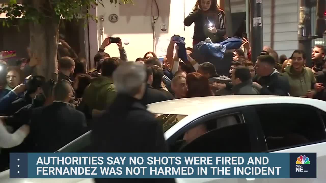 Video Shows Man Pulling Gun On Argentina’s Vice President