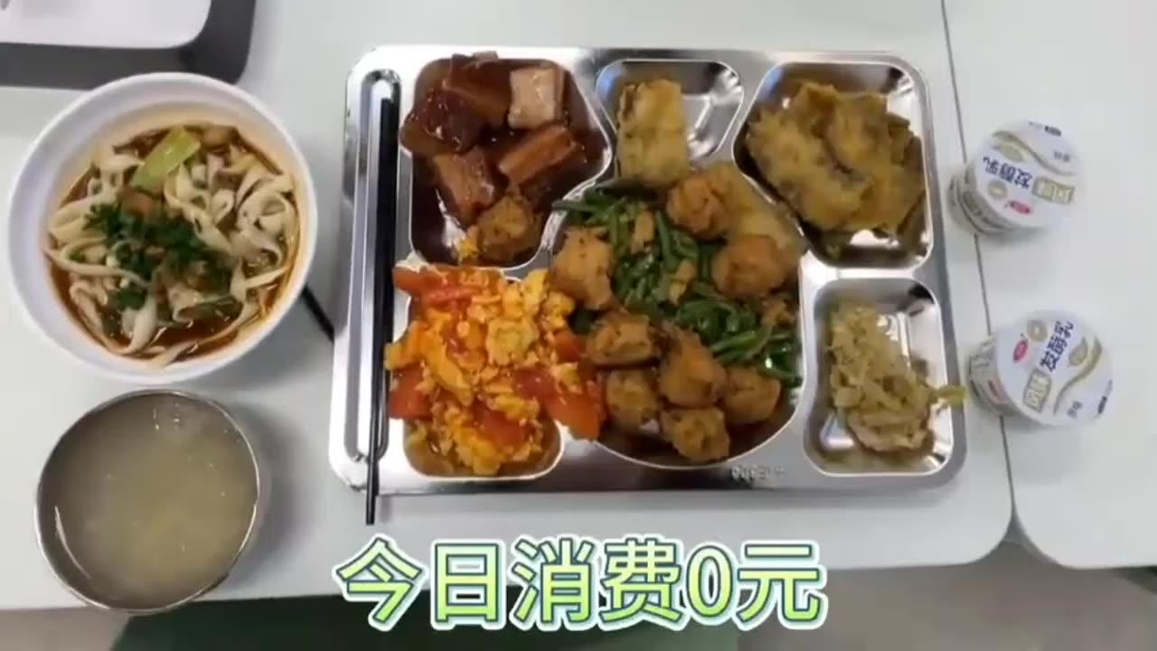 Primary School Cafeteria in Yunnan vs. Cafeteria of Beijing Organizations and Ministries