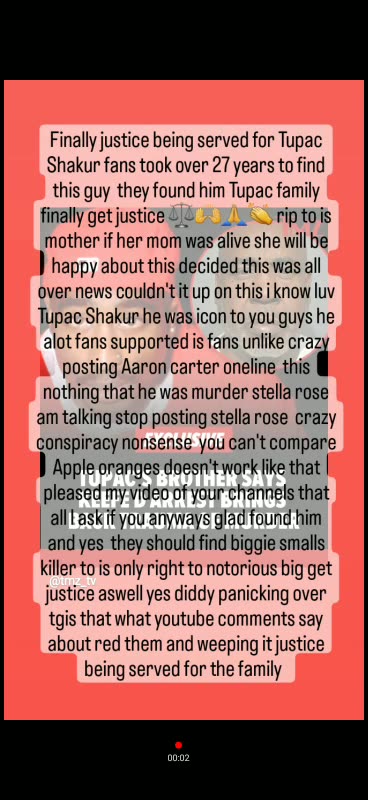 Tupac killer arrested Justice was served 10/2/23