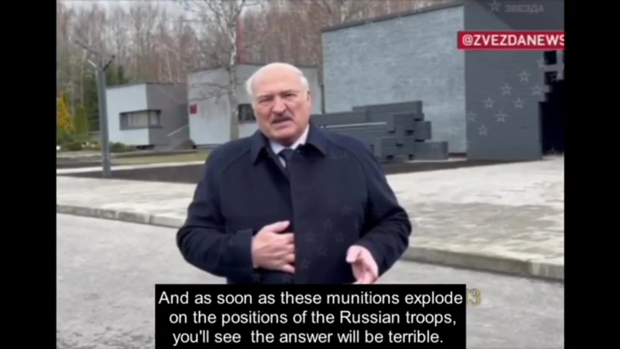 Lukashenko – about Britain's plans to supply depleted uranium shells to Ukraine: