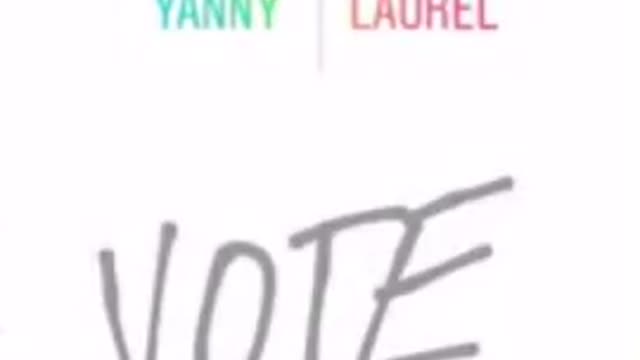 What do you hear? Yanny or Laurel!