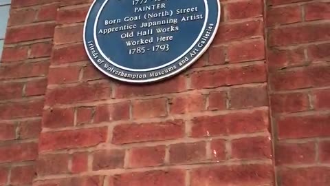 Wolverhampton blue plaque.