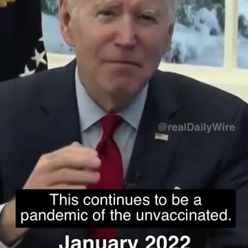 You’re not walking this one back Joe...